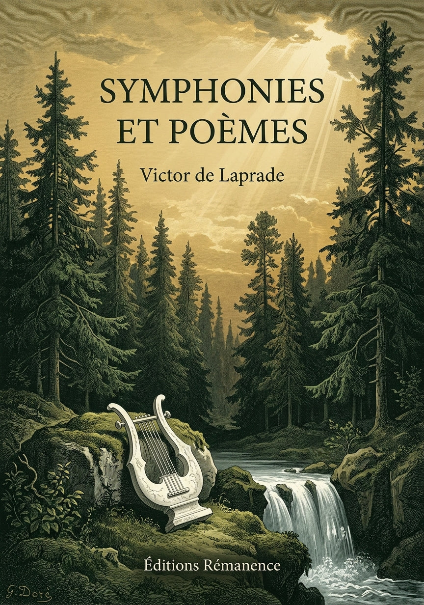 Livre Symphonies et poèmes par Victor de Laprade - Couverture - Editions Remanence