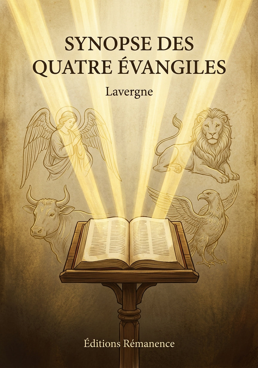 Livre Synopse des quatre Évangiles par Marie-Joseph Lagrange, P. C. Lavergne - Couverture - Editions Remanence