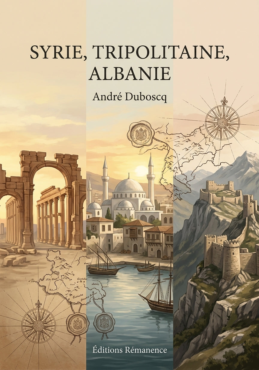 Livre Syrie, Tripolitaine, Albanie par André Duboscq - Couverture - Editions Remanence