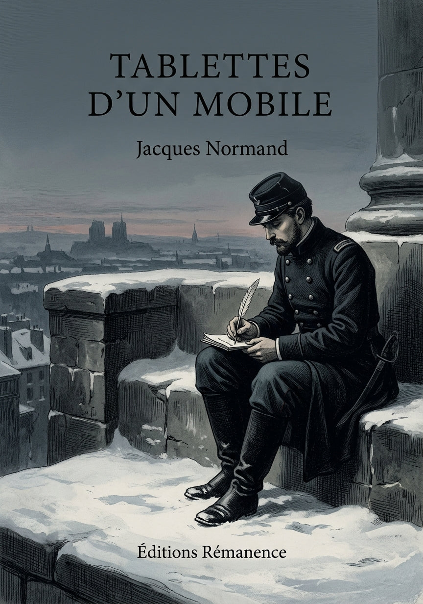 Livre Tablettes d’un mobile par Jacques Normand - Couverture - Editions Remanence