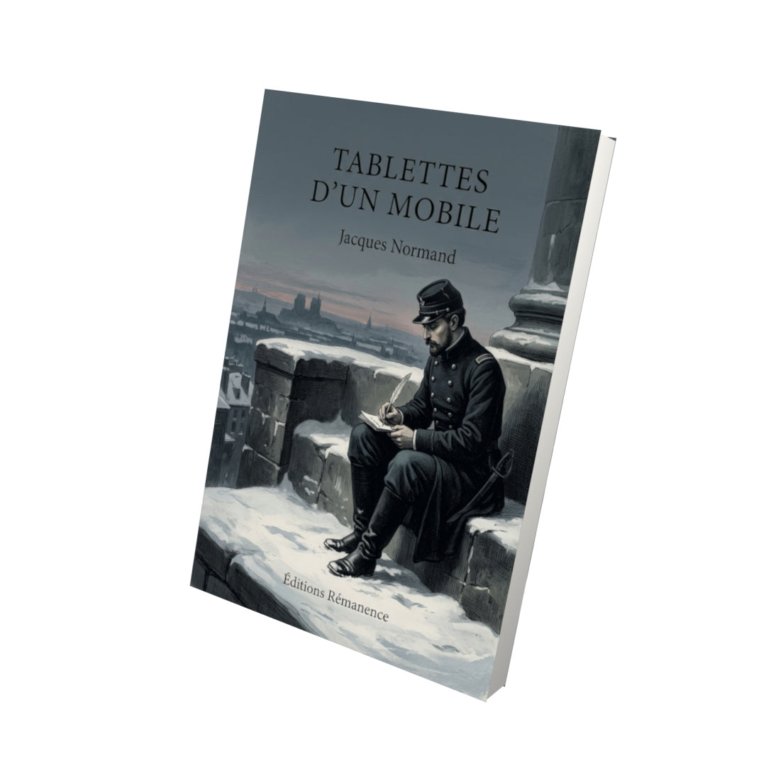 Livre Tablettes d’un mobile par Jacques Normand - Vue 3D - Editions Remanence