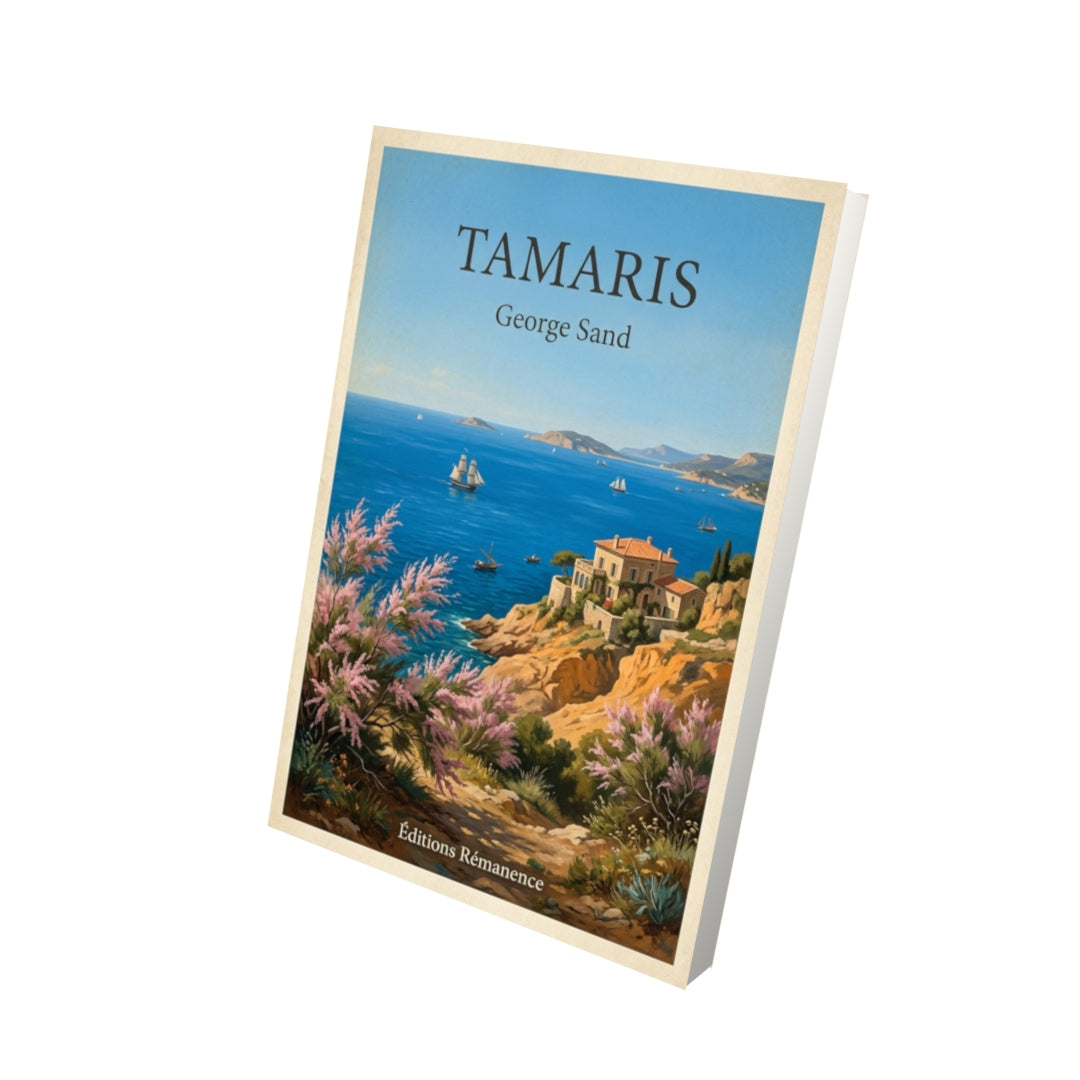 Livre Tamaris - George Sand - Vue 3D - Editions Remanence