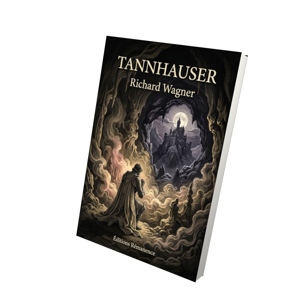 Livre Tannhauser par Richard Wagner - Vue 3D - Editions Remanence