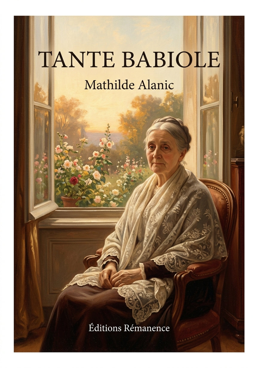 Livre Tante Babiole par Mathilde Alanic - Couverture - Editions Remanence