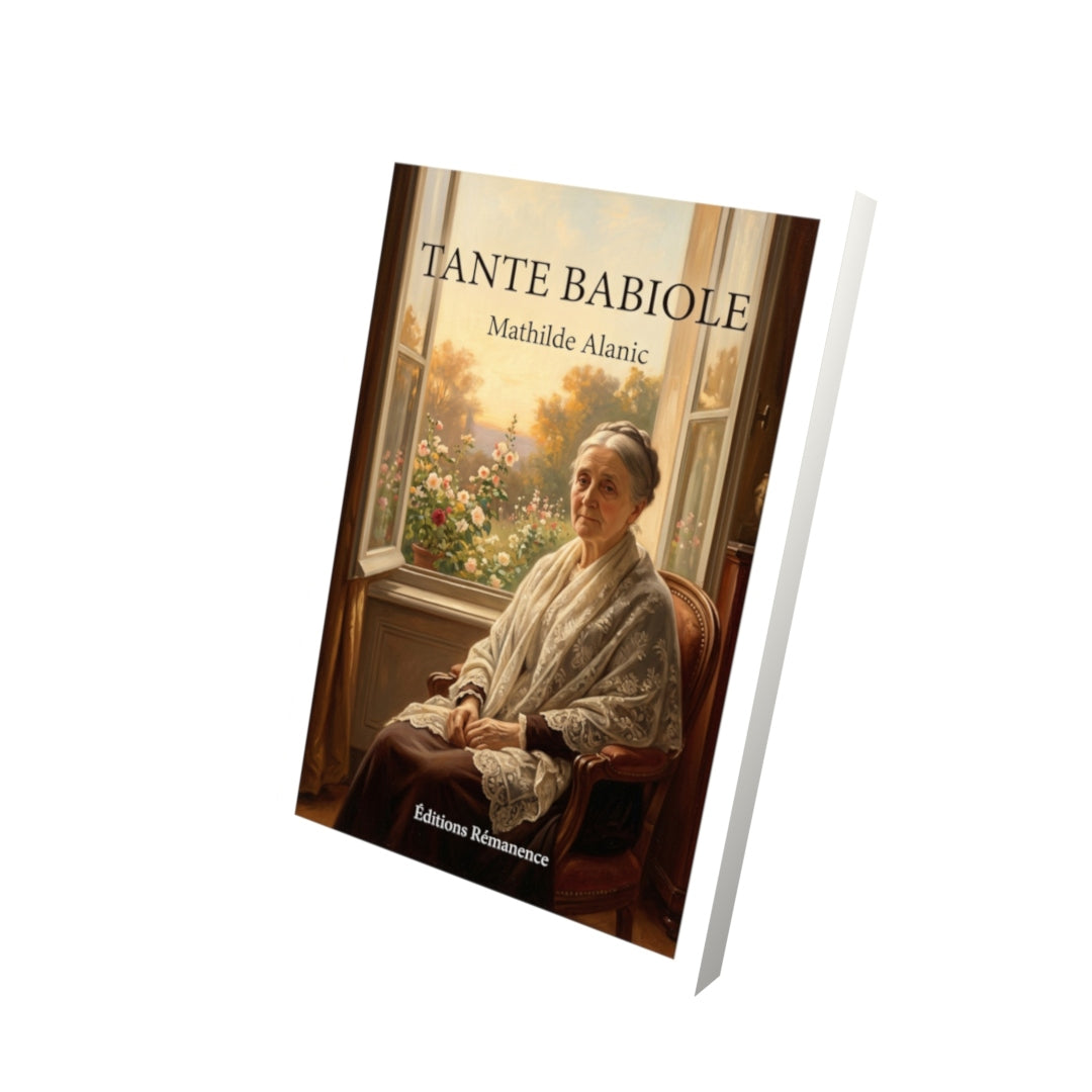 Livre Tante Babiole par Mathilde Alanic - Vue 3D - Editions Remanence