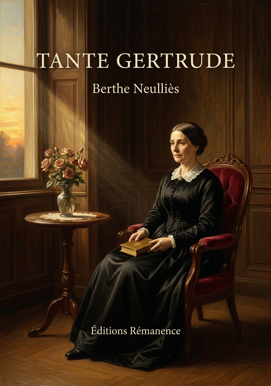 Livre Tante Gertrude par Berthe Neulliès - Couverture - Editions Remanence