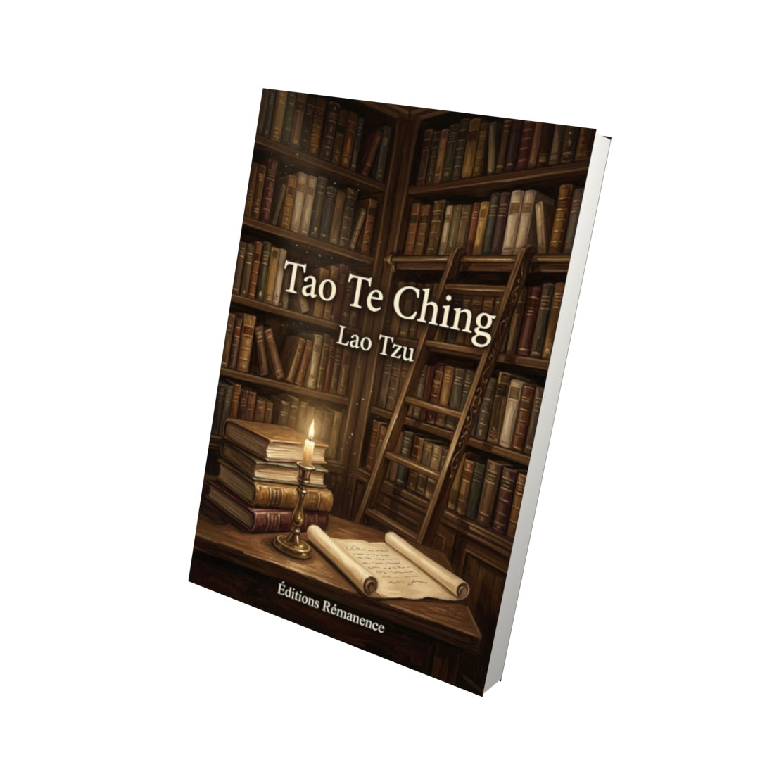 Livre Tao Te Ching – Lao Tzu - Vue 3D - Editions Remanence