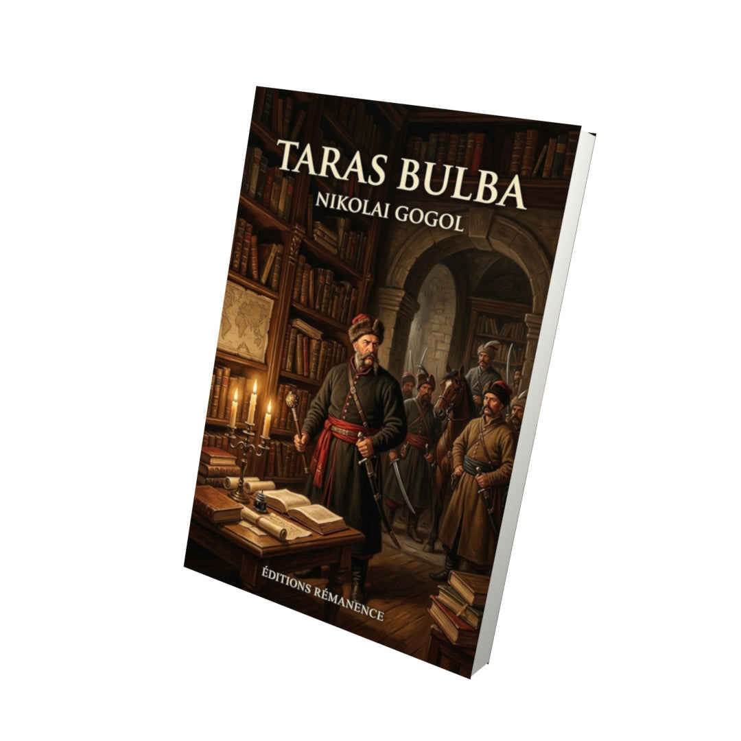 Livre Taras Bulba – Nikolai Gogol - Vue 3D - Editions Remanence