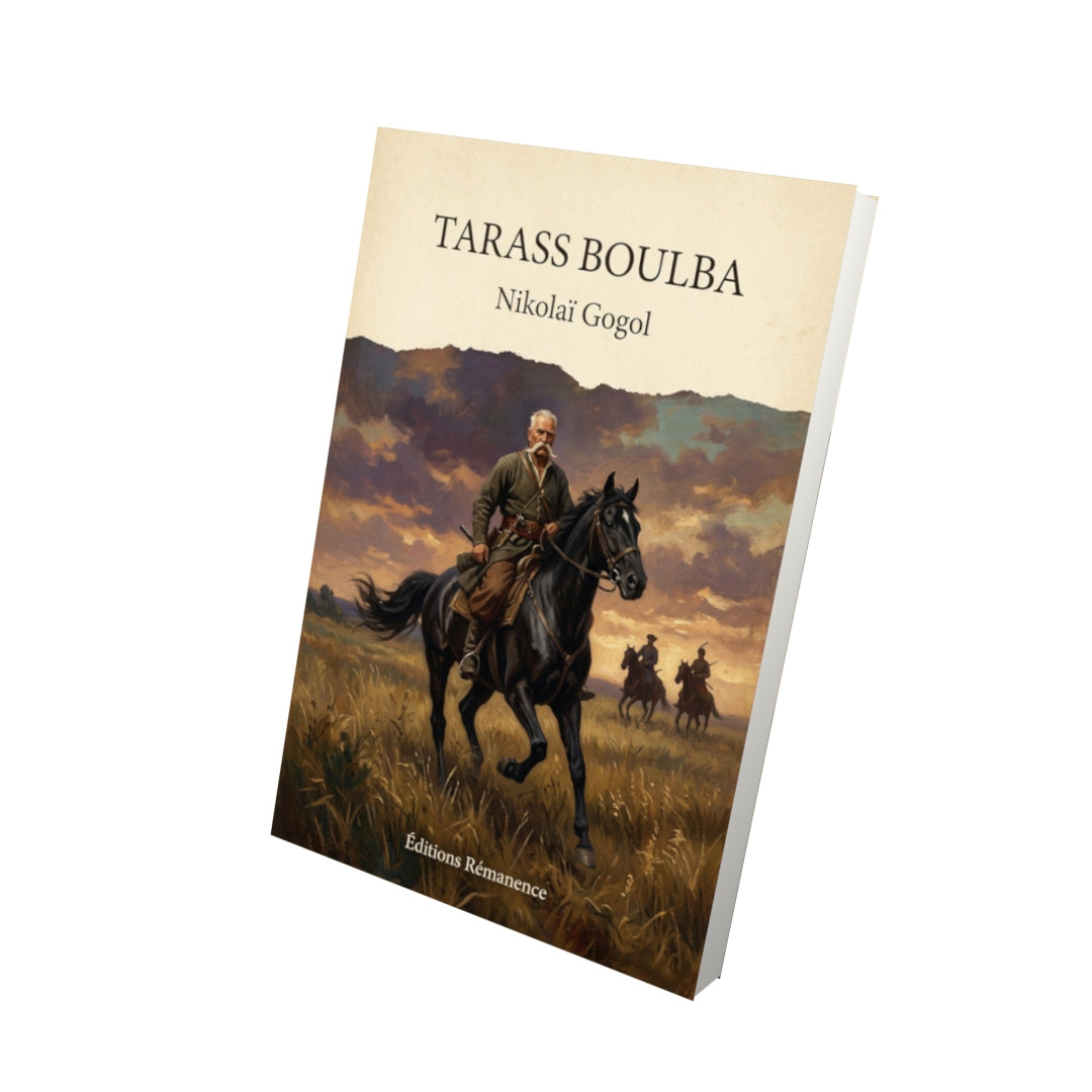 Livre Tarass Boulba - Nikolaï Gogol - Vue 3D - Editions Remanence