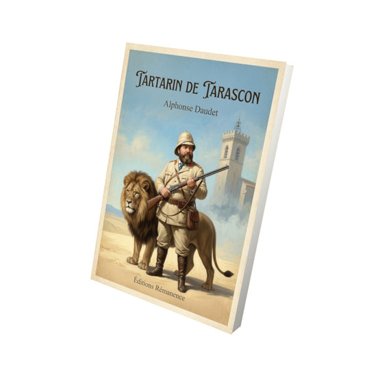 Livre Tartarin de Tarascon - Alphonse Daudet - Vue 3D - Editions Remanence