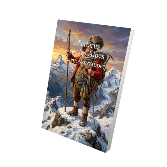 Livre Tartarin sur les Alpes - Alphonse Daudet - Vue 3D - Editions Remanence