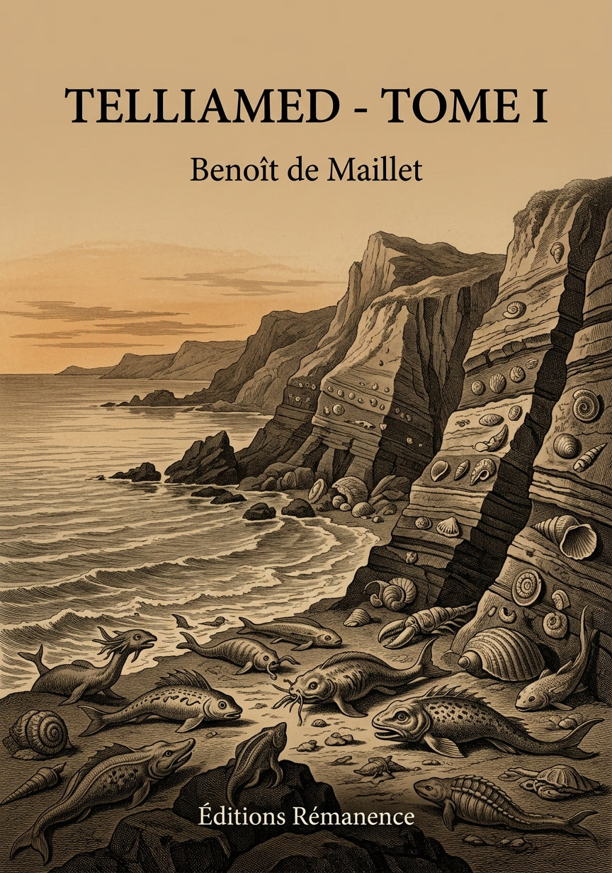 Livre Telliamed - Tome I par Benoît de Maillet - Couverture - Editions Remanence