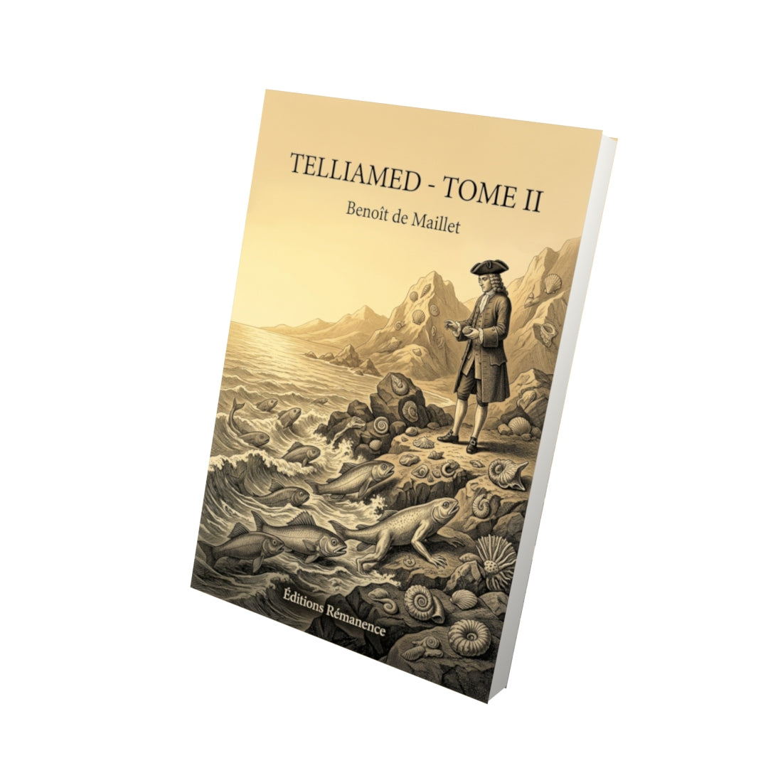 Livre Telliamed - Tome II par Benoît de Maillet - Vue 3D - Editions Remanence