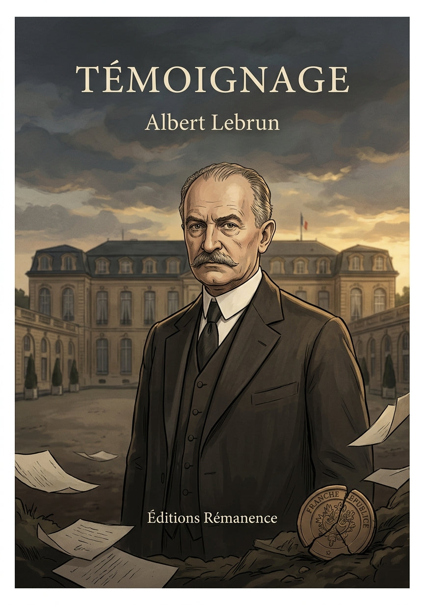 Livre Témoignage par Albert Lebrun - Couverture - Editions Remanence