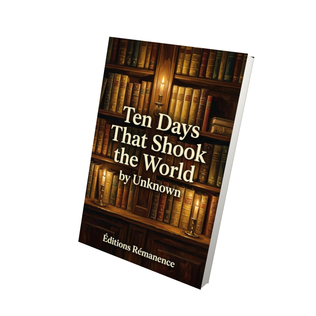Livre Ten Days That Shook the World - Vue 3D - Editions Remanence
