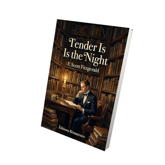 Livre Tender Is the Night – F. Scott Fitzgerald - Vue 3D - Editions Remanence