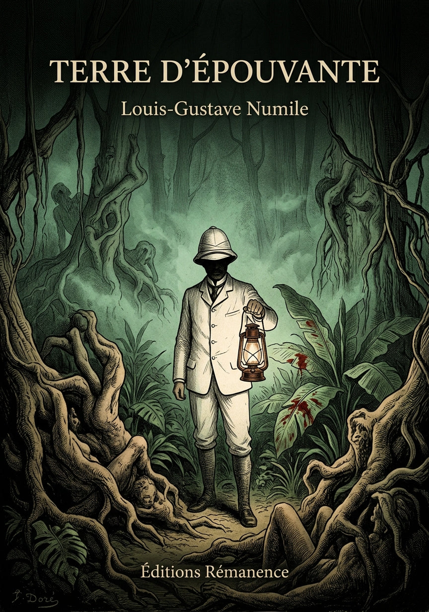 Livre Terre d’épouvante par Louis-Gustave Numile - Couverture - Editions Remanence