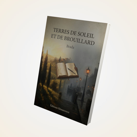 Livre Terres de soleil et de brouillard - Brada - Couverture 3D