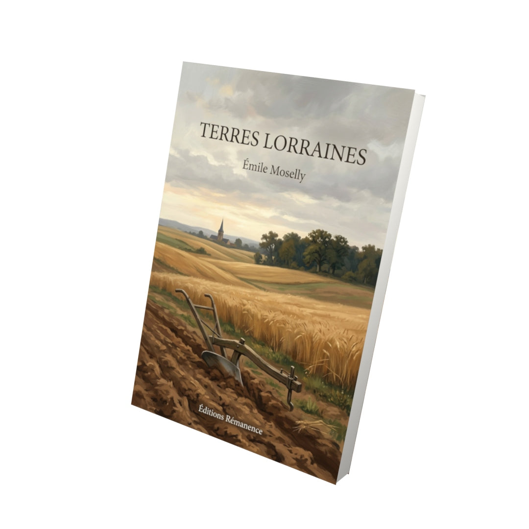 Livre Terres lorraines par Émile Moselly - Vue 3D - Editions Remanence