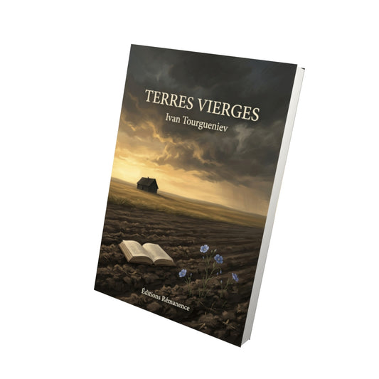 Livre Terres vierges par Ivan Tourgueniev - Vue 3D - Editions Remanence
