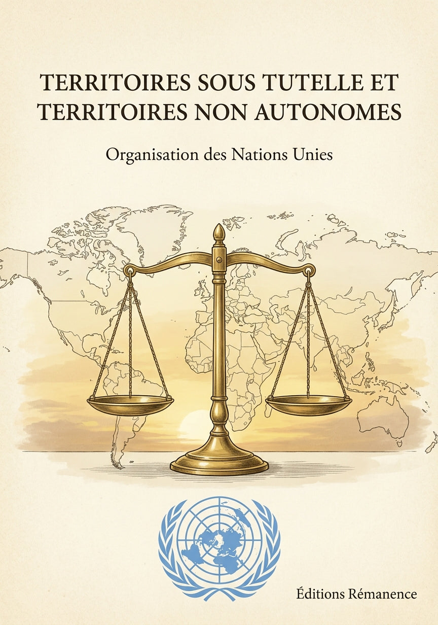 Livre Territoires sous tutelle et territoires non autonomes par Organisation des Nations Unies - Couverture - Editions Remanence