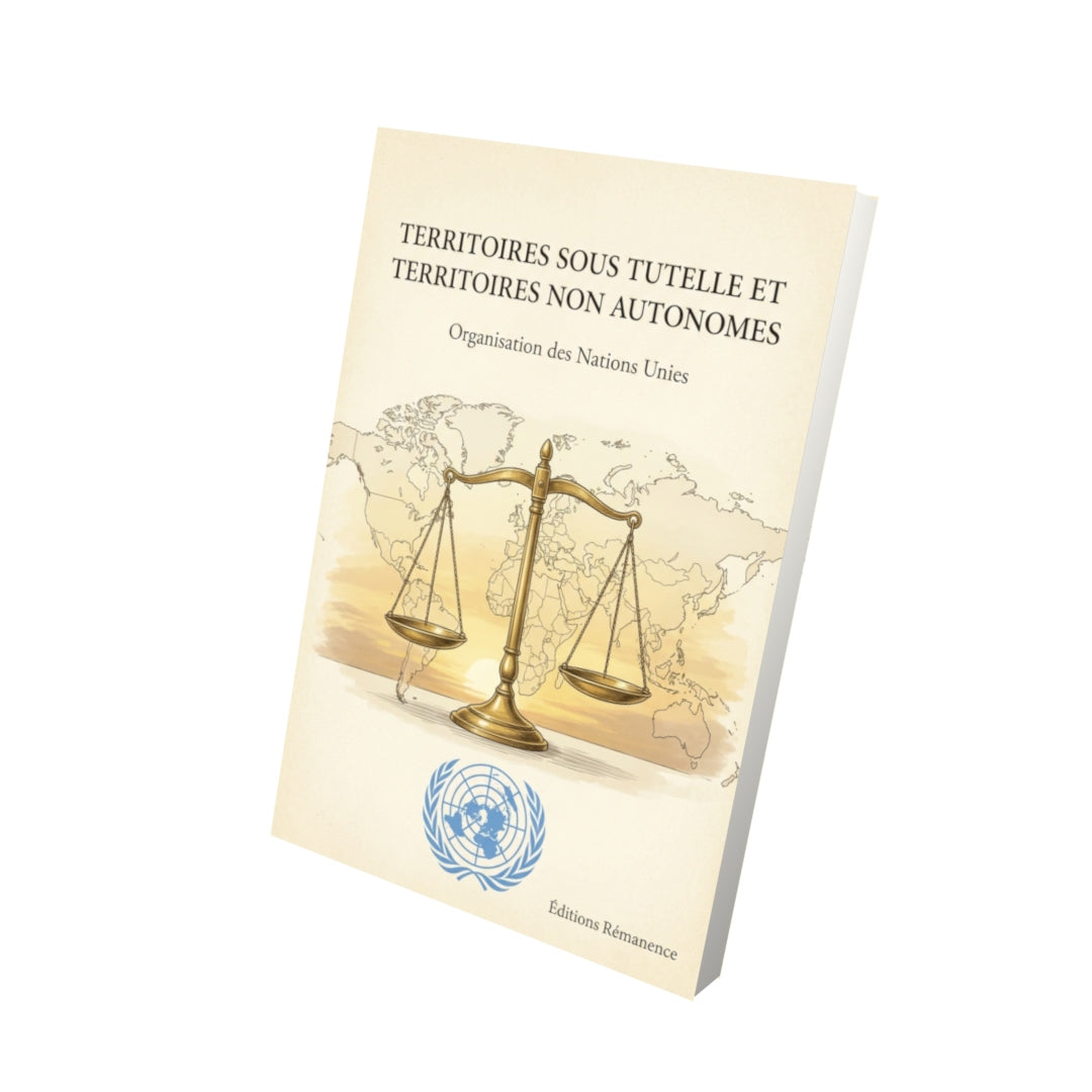 Livre Territoires sous tutelle et territoires non autonomes par Organisation des Nations Unies - Vue 3D - Editions Remanence