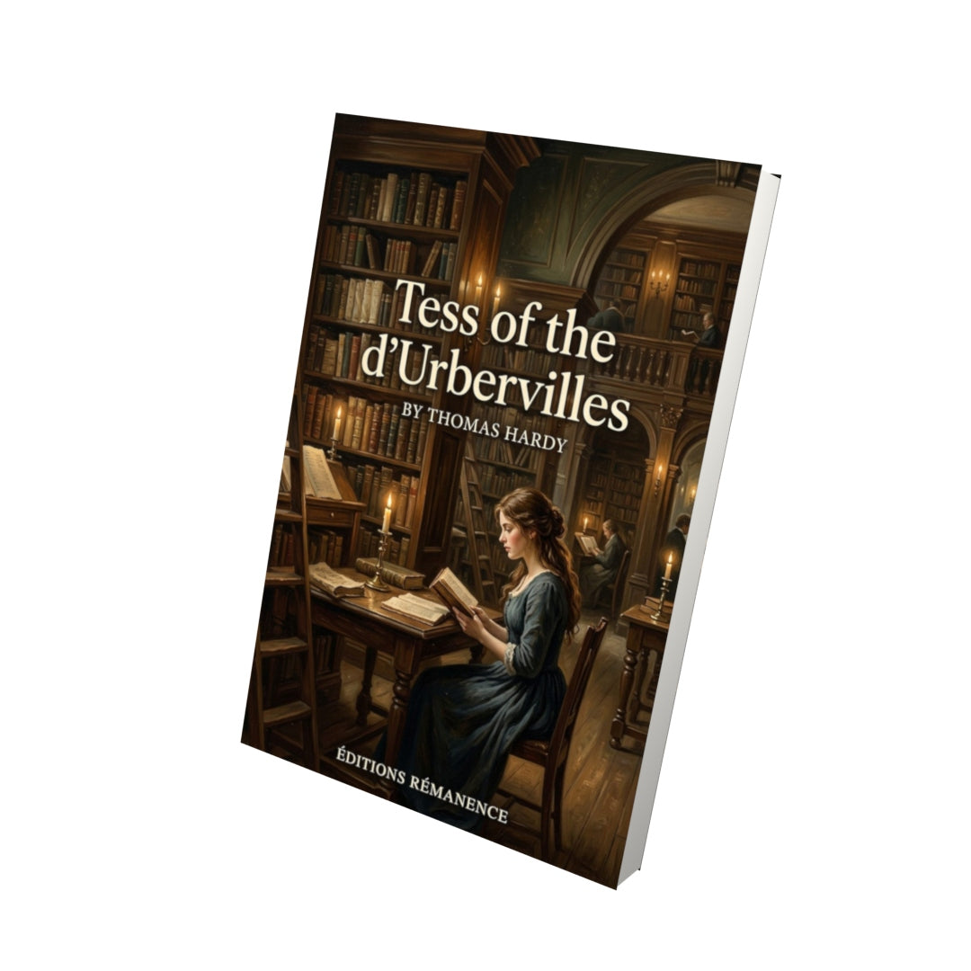 Livre Tess of the d'Urbervilles – Thomas Hardy - Vue 3D - Editions Remanence