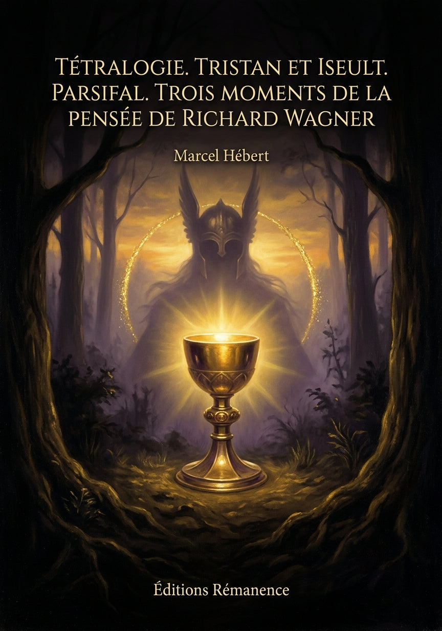 Livre Tétralogie. Tristan et Iseult. Parsifal. Trois Moments de la pensée de Richard Wagner par Marcel Hébert - Couverture - Editions Remanence
