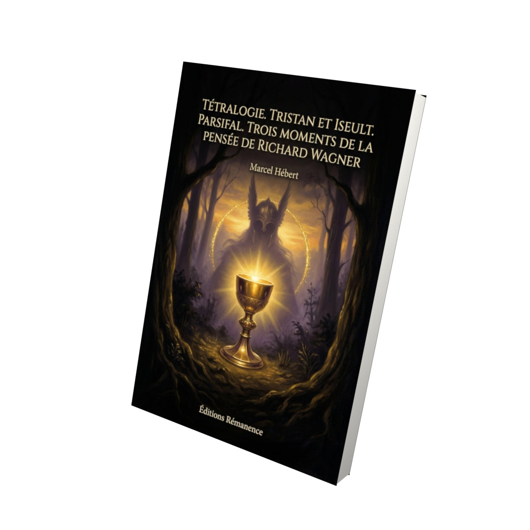 Livre Tétralogie. Tristan et Iseult. Parsifal. Trois Moments de la pensée de Richard Wagner par Marcel Hébert - Vue 3D - Editions Remanence