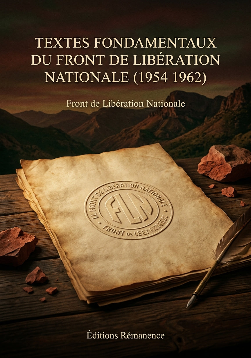 Livre Textes Fondamentaux Du Front De Libération Nationale (1954 1962) par Front de Libération Nationale - Couverture - Editions Remanence