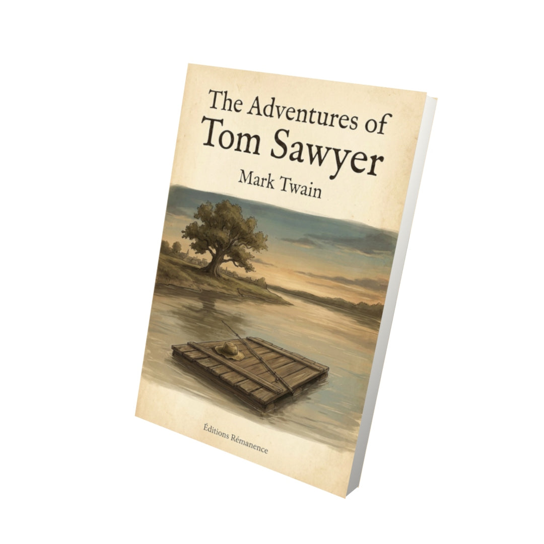 Livre The Adventures of Tom Sawyer – Mark Twain - Vue 3D - Editions Remanence