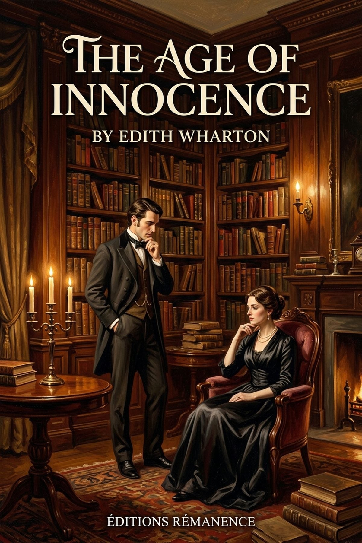 Cover of The Age of Innocence by Edith Wharton - Éditions Rémanence
