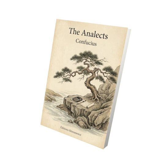 Livre The Analects – Confucius - Vue 3D - Editions Remanence