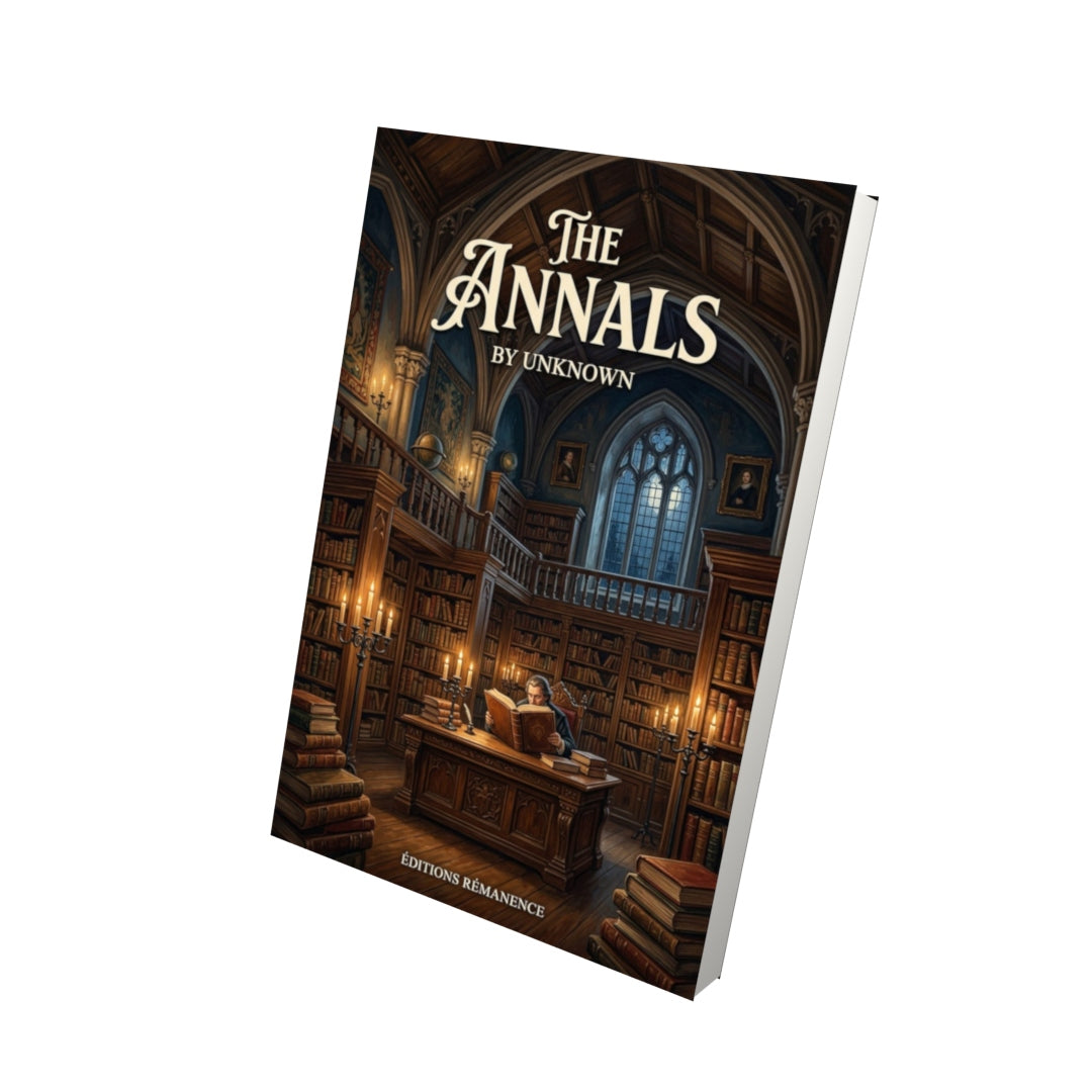 Livre The Annals - Vue 3D - Editions Remanence
