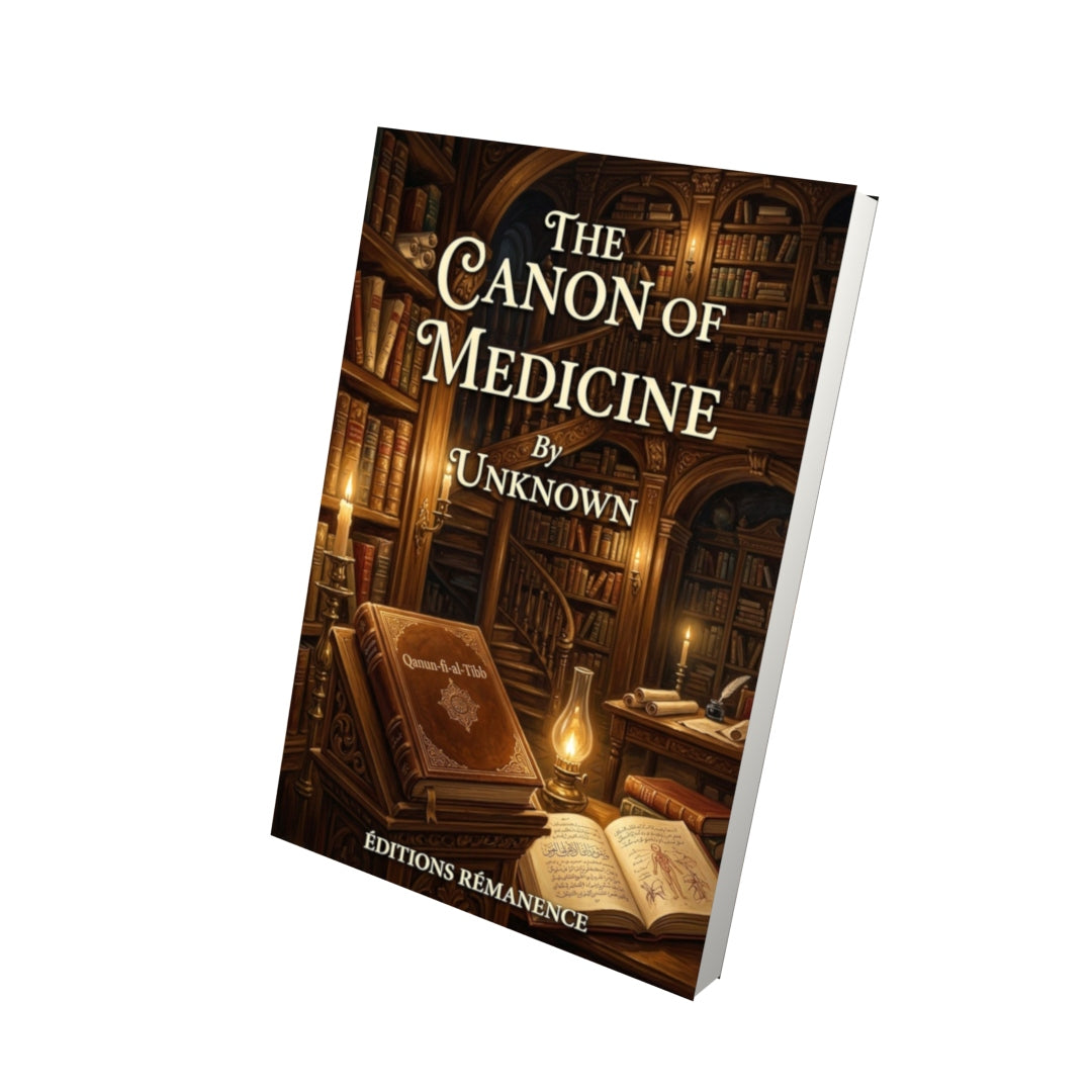 Livre The Canon of Medicine - Vue 3D - Editions Remanence