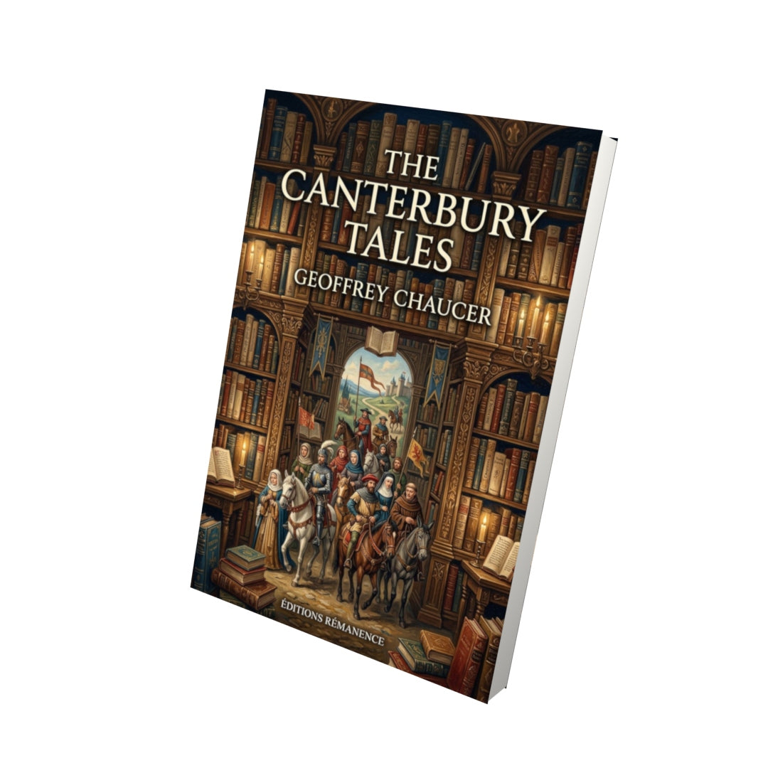 Livre The Canterbury Tales – Geoffrey Chaucer - Vue 3D - Editions Remanence
