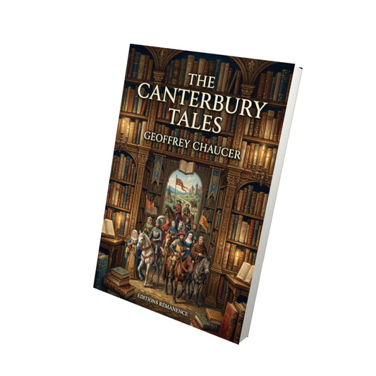 Livre The Canterbury Tales – Geoffrey Chaucer - Vue 3D - Editions Remanence