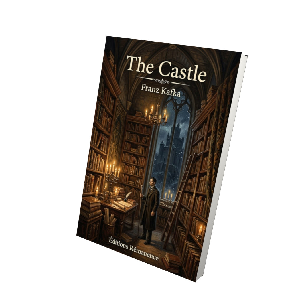 Livre The Castle – Franz Kafka - Vue 3D - Editions Remanence