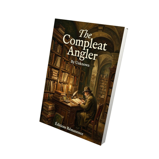 Livre The Compleat Angler - Vue 3D - Editions Remanence