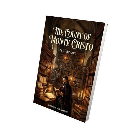 Livre The Count of Monte Cristo - Vue 3D - Editions Remanence