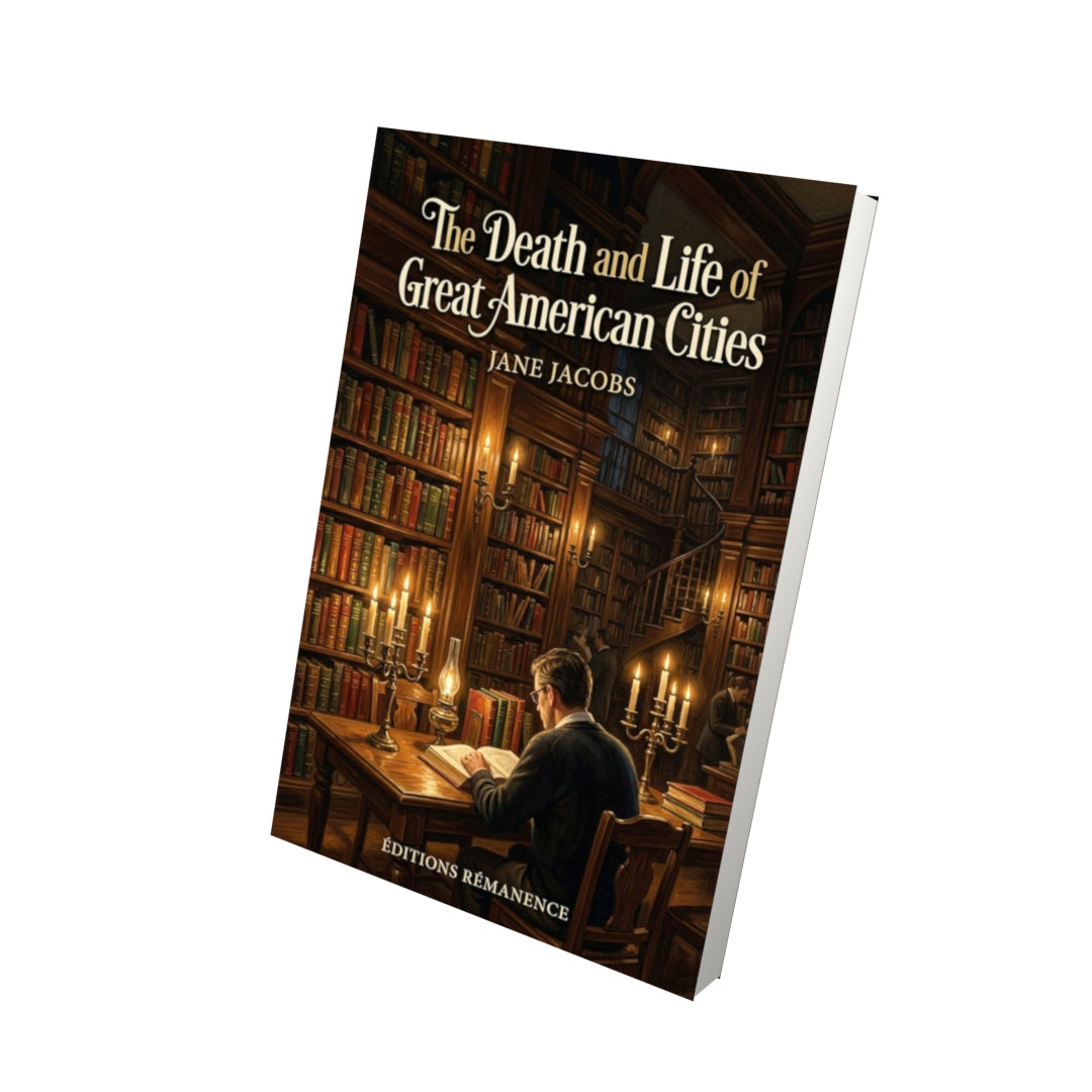 Livre The Death and Life of Great American Cities – Jane Jacobs - Vue 3D - Editions Remanence