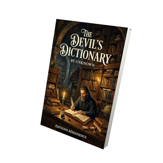 Livre The Devil's Dictionary - Vue 3D - Editions Remanence