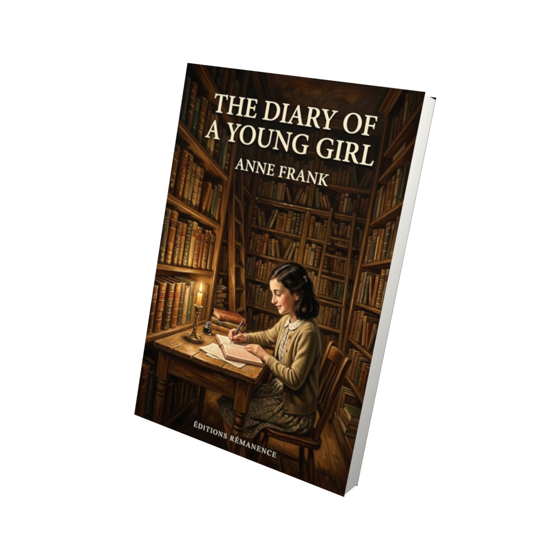 Livre The Diary of a Young Girl – Anne Frank - Vue 3D - Editions Remanence