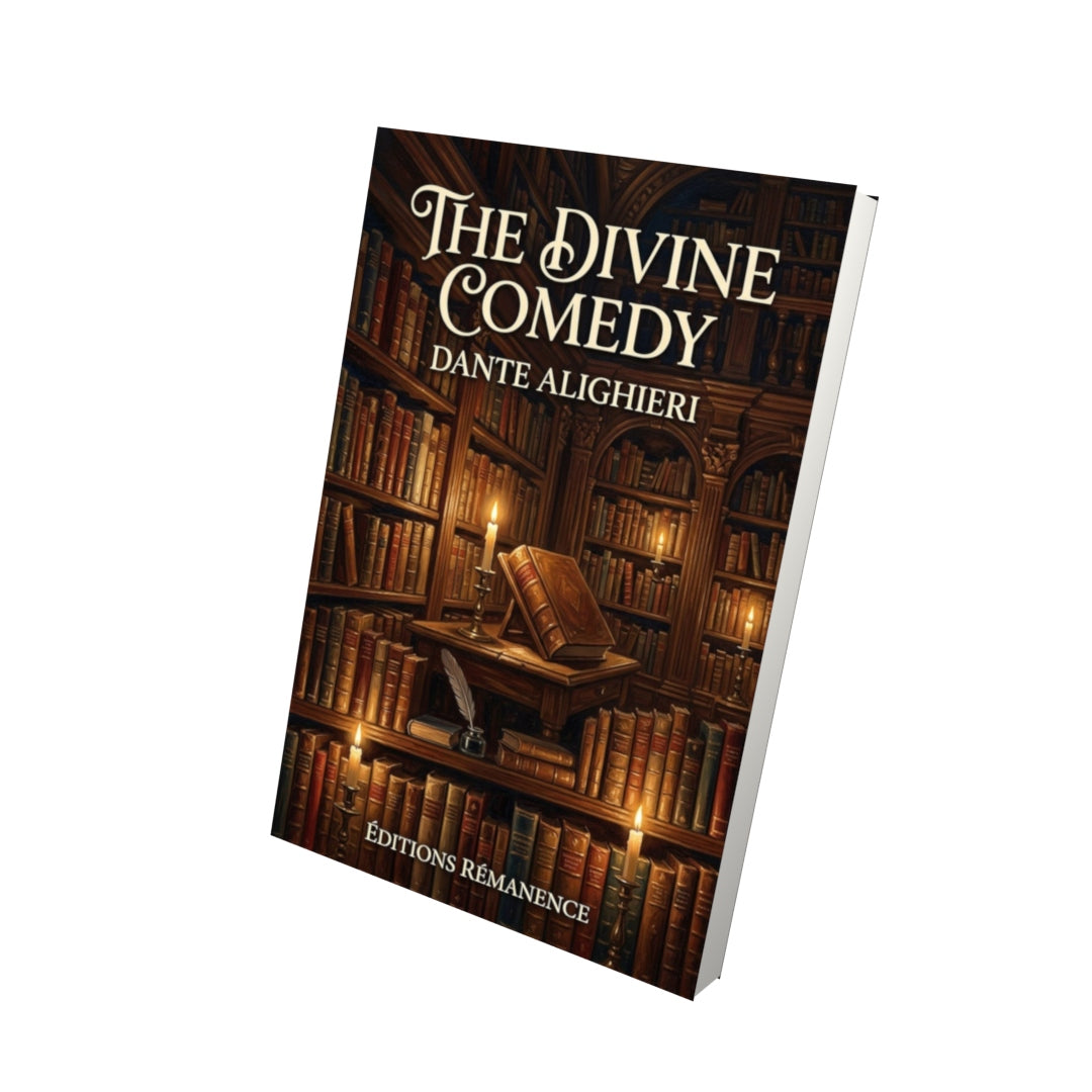 Livre The Divine Comedy – Dante Alighieri - Vue 3D - Editions Remanence
