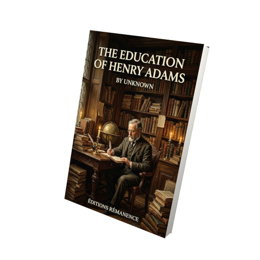 Livre The Education of Henry Adams - Vue 3D - Editions Remanence