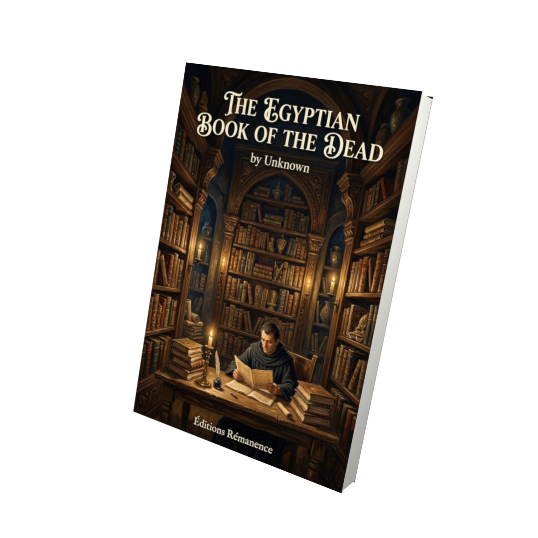 Livre The Egyptian Book of the Dead - Vue 3D - Editions Remanence