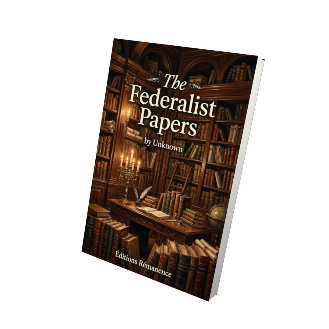 Livre The Federalist Papers - Vue 3D - Editions Remanence