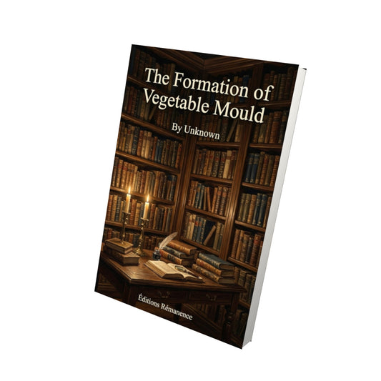 Livre The Formation of Vegetable Mould - Vue 3D - Editions Remanence