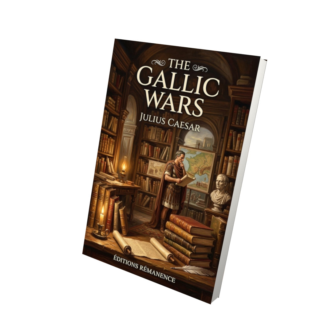 Livre The Gallic Wars – Julius Caesar - Vue 3D - Editions Remanence
