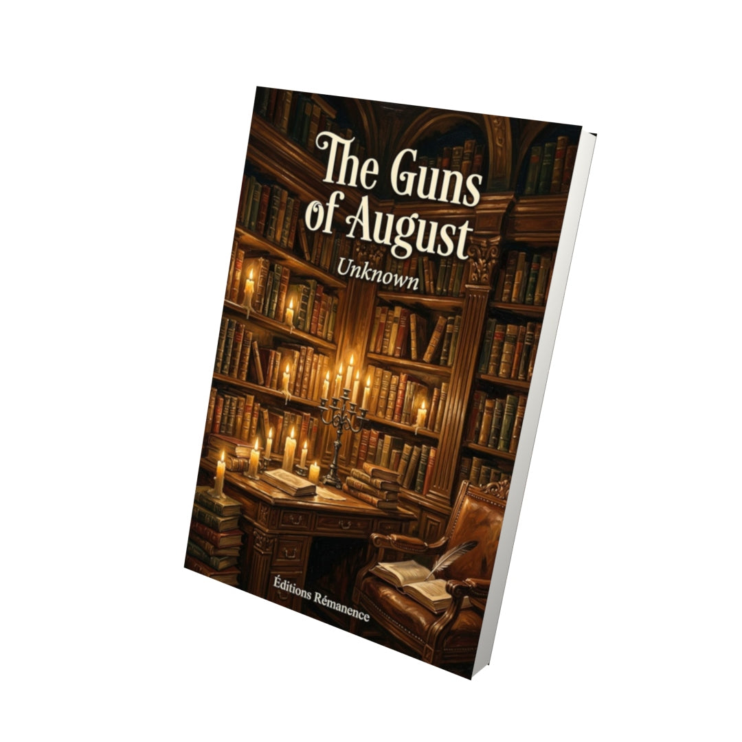 Livre The Guns of August - Vue 3D - Editions Remanence